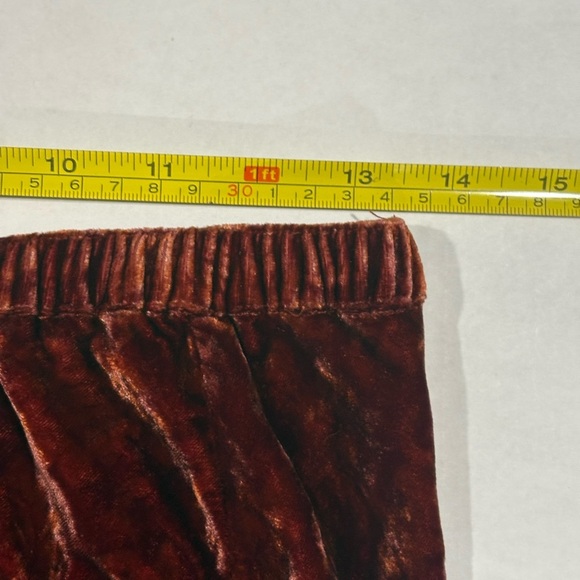 Isabella Bird Burgundy Crushed Velvet Boho Maxi Women’s Size 10 - Picture 3 of 6